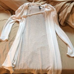 White cardigan!!